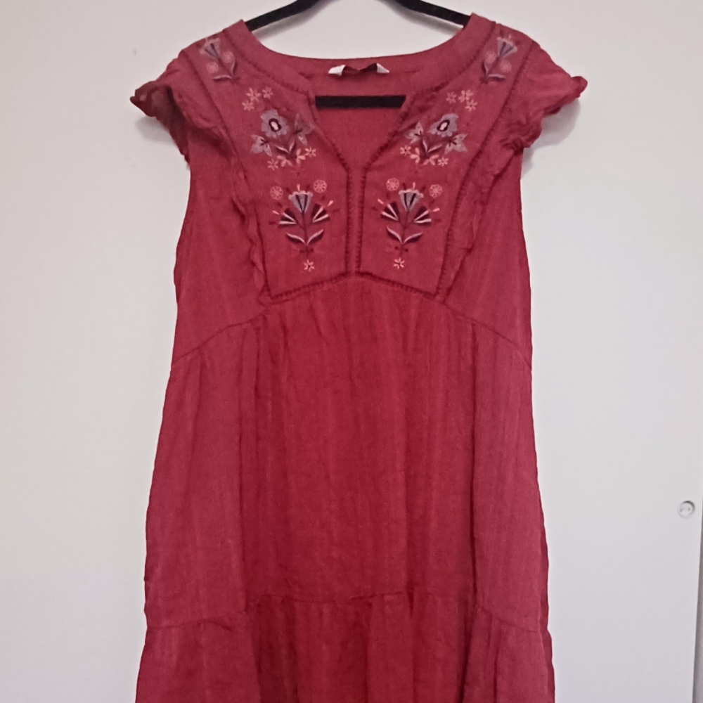 Semi Shapless Midi Dress
